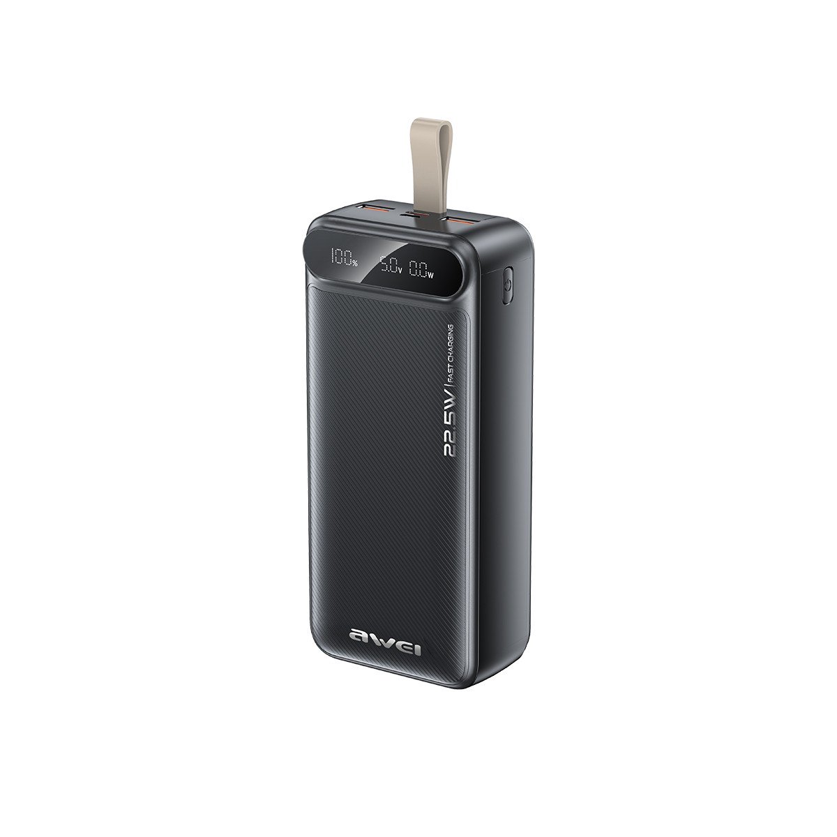 Išorinė baterija Power Bank Awei PA-12 5V/3A 30000mAh juoda