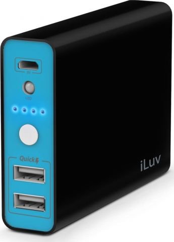 Powerbank iLuv MyPower 10400mAh Black and Blue