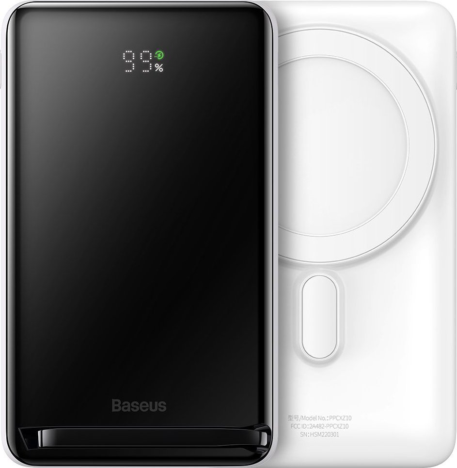 Powerbank Baseus Magnetic Bracket 10000 mAh White