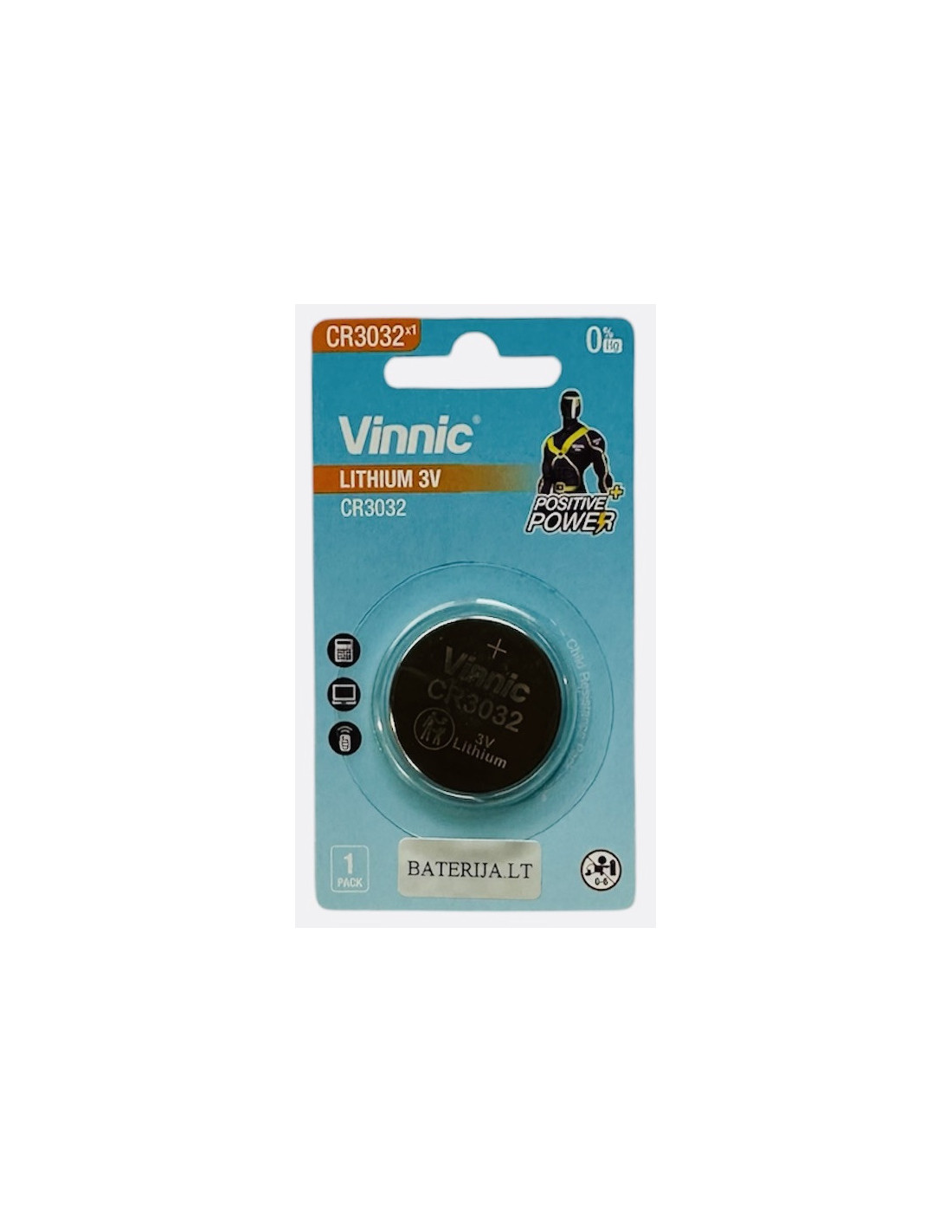 Vinnic ličio baterija CR3032