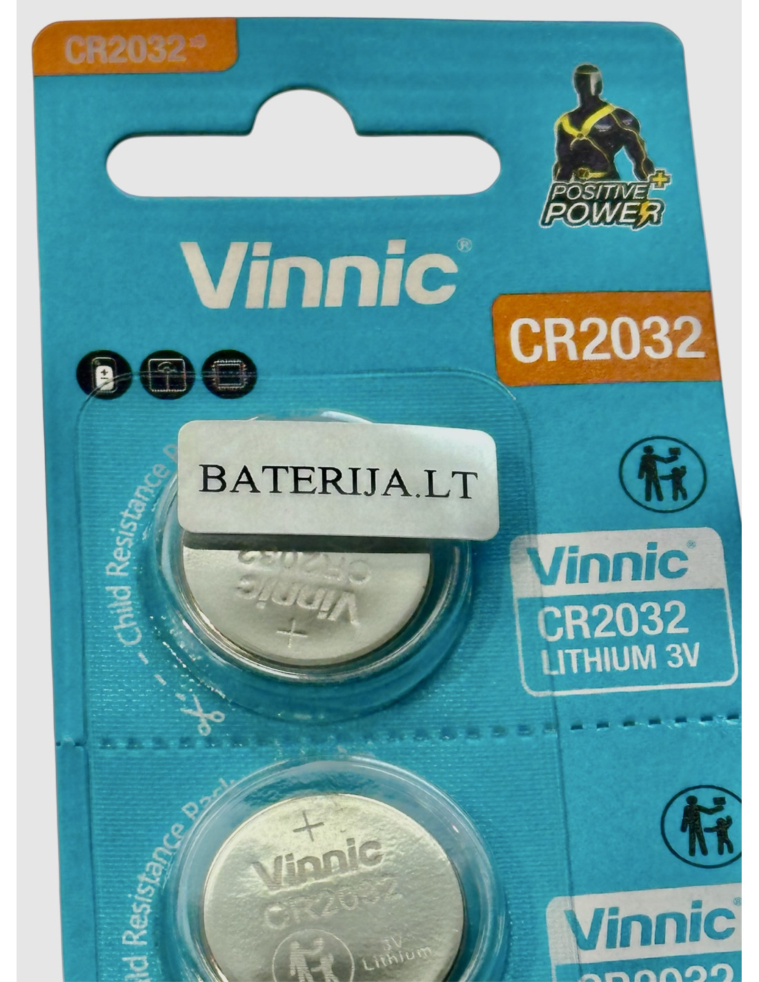 Vinnic Ličio baterija  CR2032