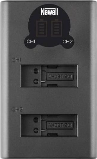 Camera charger Newell Two-channel charger Newell DL-USB-C for AABAT-001 batteries