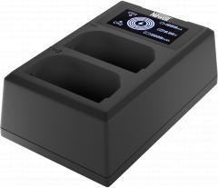 Camera charger Newell Dual-channel charger Newell FDL-USB-C for LP-E6 batteries