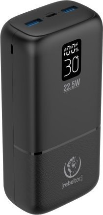 Powerbank Rebeltec P30 LCDPD 30000mAh Black