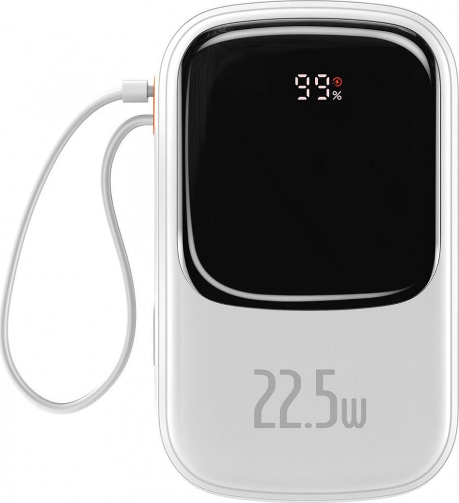 Powerbank Baseus Qpow Digital Display USB-C 20000mAh White