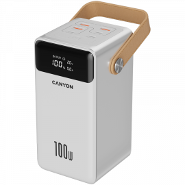 CANYON power bank OnPower 610 metal 60000 mAh PD100W White