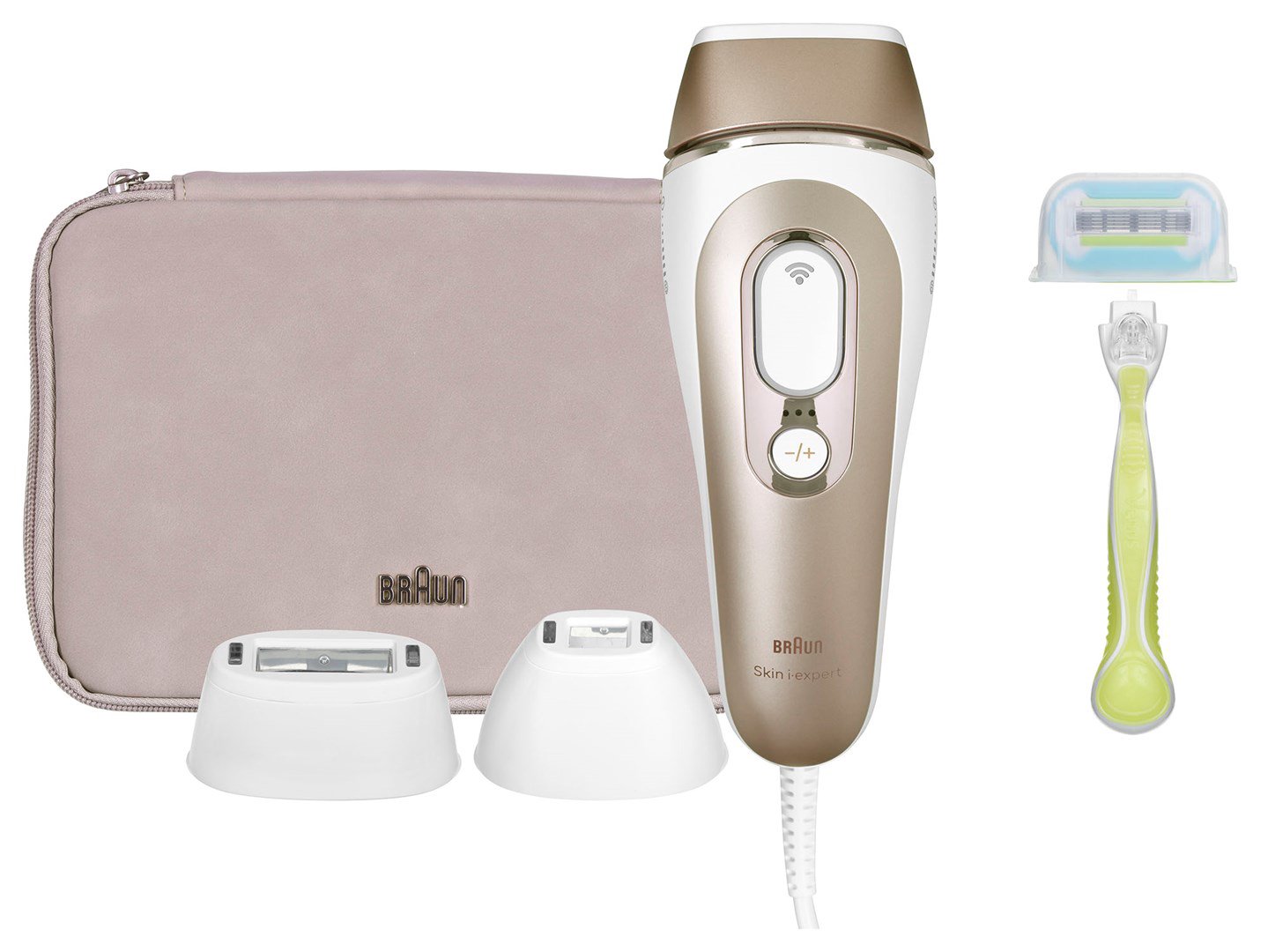 Braun Silk-Expert Pro IPL PL7253 Intensyvaus pulso šviesa (IPL) „Rose Gold“, Balta