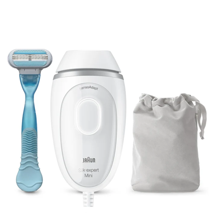 Braun | Epilator | PL1124 Silk-expert Mini IPL | Bulb lifetime (flashes) 300.000 | Number of power levels 3 | White|PL1124