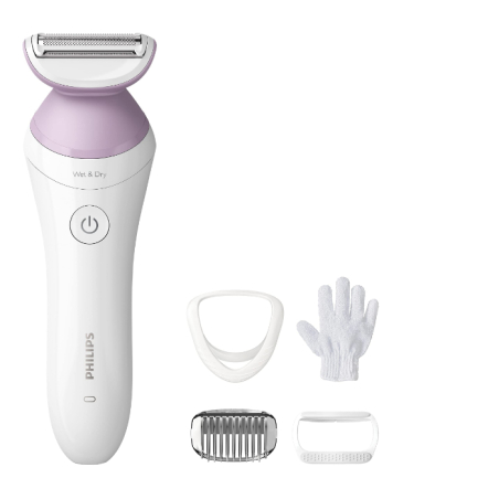 Philips BRL136/00 Lady Shaver Series 6000 Cordles shaver with Wet and Dry use|BRL136/00