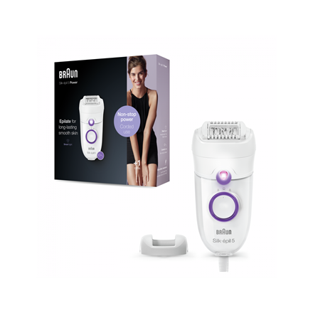 Braun | Epilator | SE5505P Silk-epil | White|SE5505P