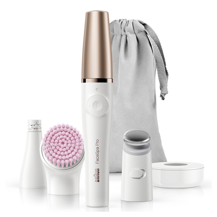 Braun Epilator with accessories | SE912 FaceSpa Pro | Number of power levels 1 | Wet & Dry | White|SE912