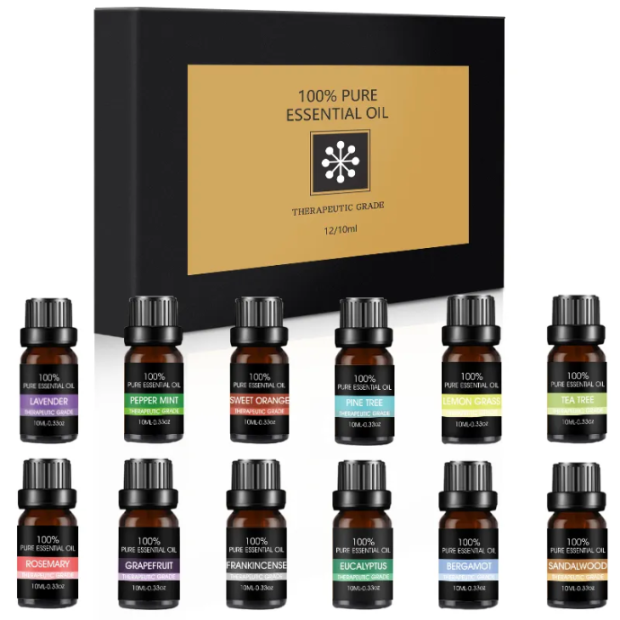Ekologiškas eterinis aliejus Bohomi Home Spa 100% Pure 12 x 10ml