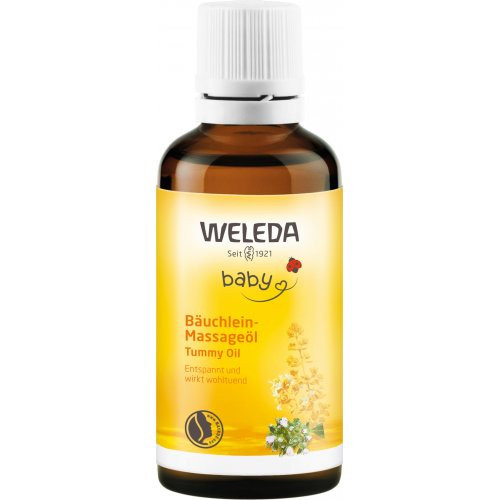 Weleda Baby Tummy Oil Aliejus kūdikiams nuo pilvo pūtimo, 50ml