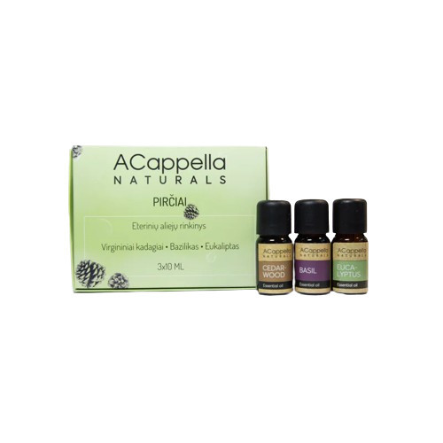 Acappella Essential Oils Set Eterinių aliejų rinkinys pirčiai, 1vnt.