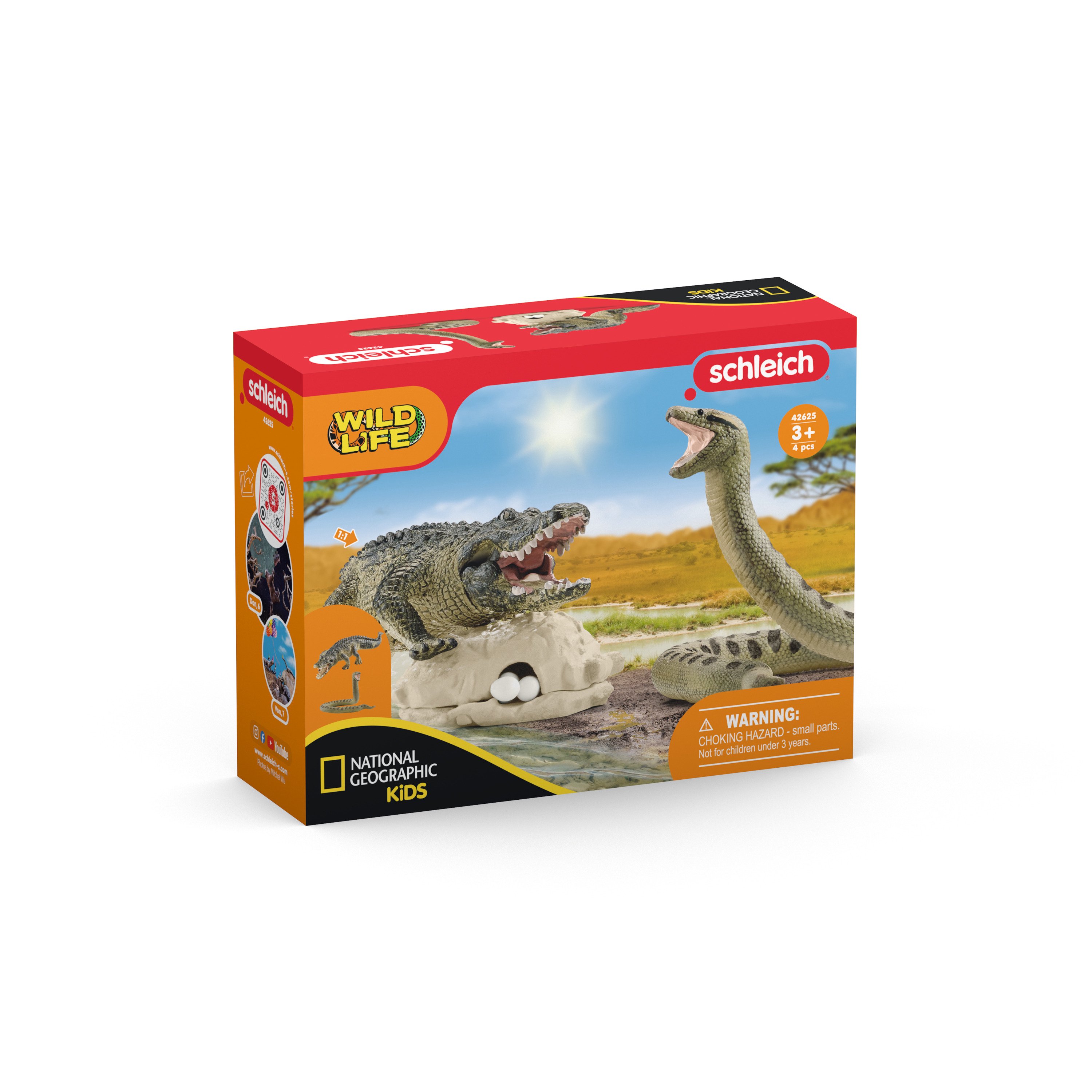 Rinkinys „Pavojai pelkėje “SCHLEICH WILD LIFE, 42625S