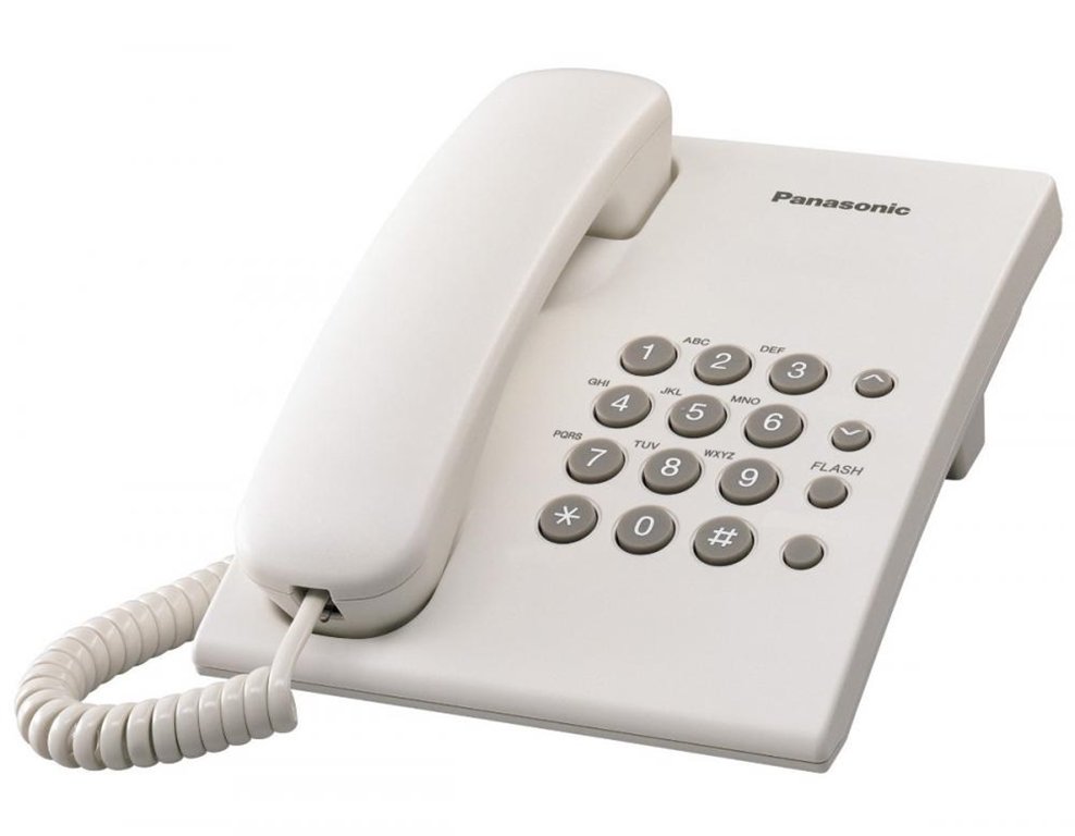 Telefonas PANASONIC KX-TS500FXW laidinis