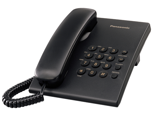 Telefonas PANASONIC KX-TS500FXB laidinis