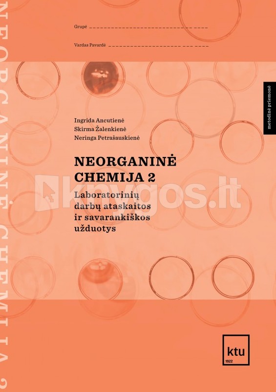 Neorganinė chemija 2. Laboratorinių darbų ataskaitos ir sava
