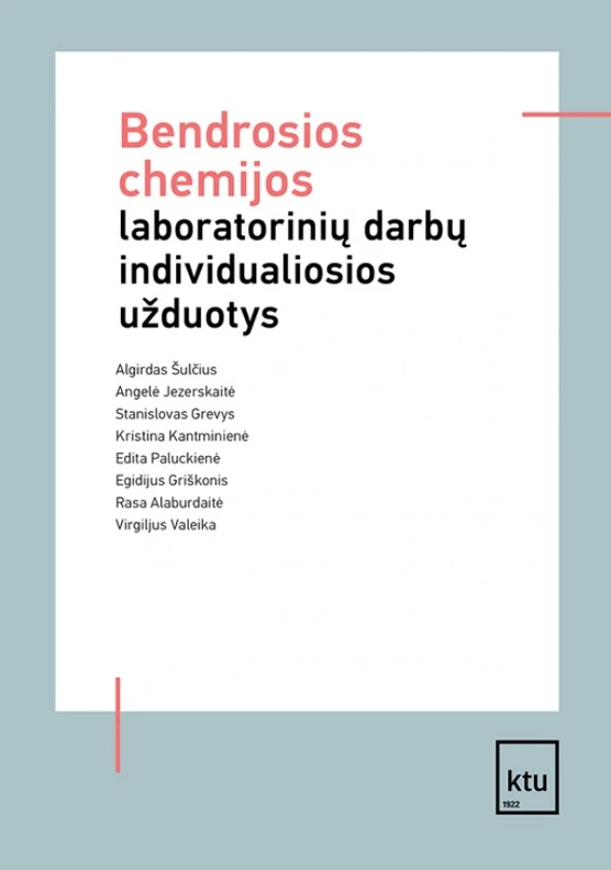 Bendrosios chemijos laboratorinių darbų individualiosios užduotys (2015)