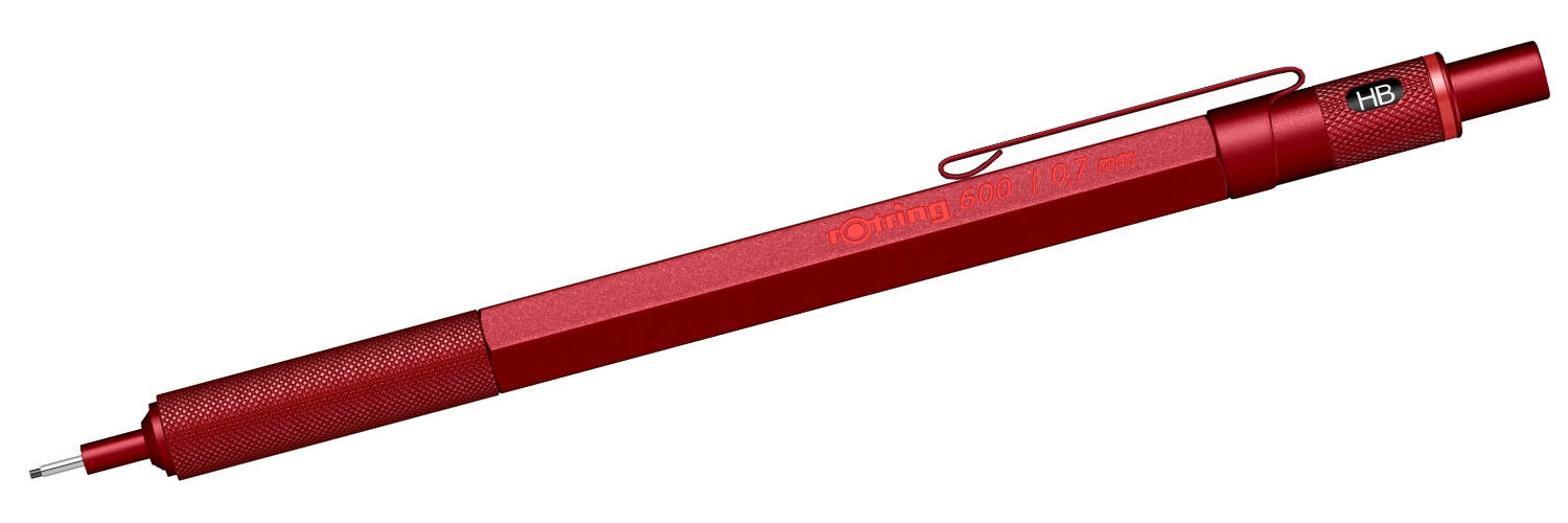 Automatinis pieštukas Rotring 600 0.7 Raudonas - 2114265