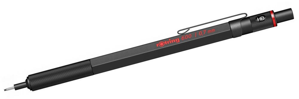 Automatinis pieštukas Rotring 600 0.7 Juodas - 1904442