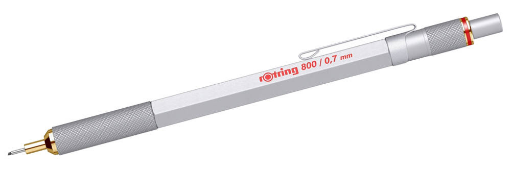 Automatinis pieštukas Rotring 800 0.7 Sidabrinis - 1904448