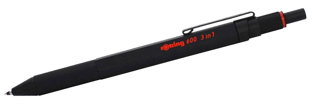 Trys viename Tušinukas ir pieštukas MULTIPEN Rotring 600 Juoda - 2164108