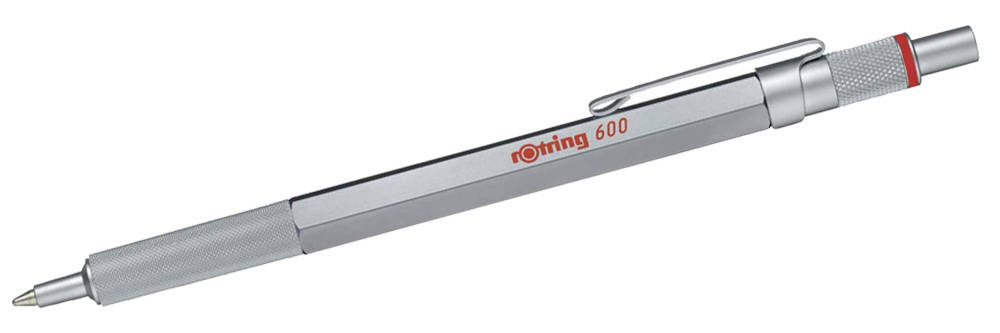 Rotring 600 M Silver tušinukas - 2032578