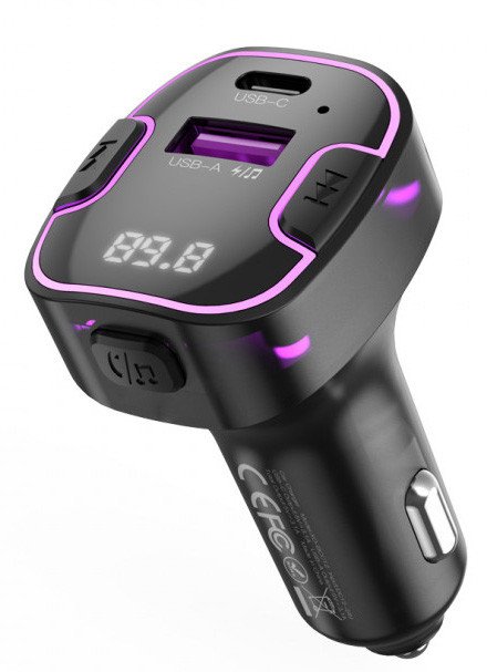 FM moduliatorius XO FM transmitter+charger BCC12 BT MP3,black