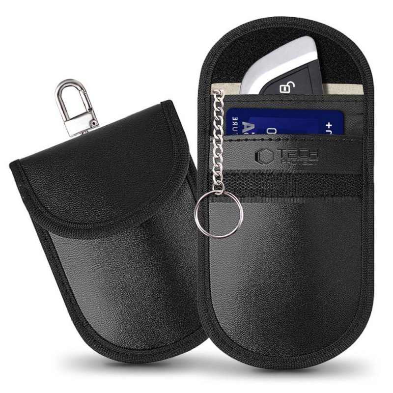 Tech-Protect car key pouch RFID Signal Blocker KLR100, black