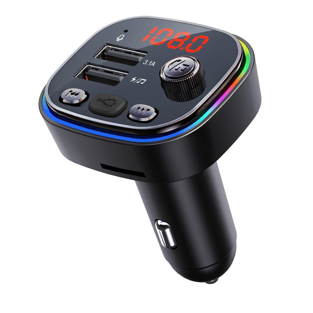 FM moduliatorius VAKOSS TC-B439K RGB/FM/BT/USB