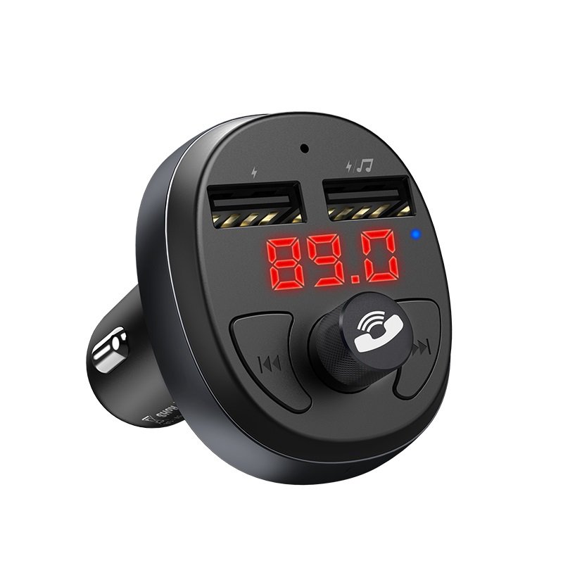 Transmiteris Hoco E41 Bluetooth MP3 grotuvas/FM bangų moduliatorius (laisvų rankų įranga, microSD