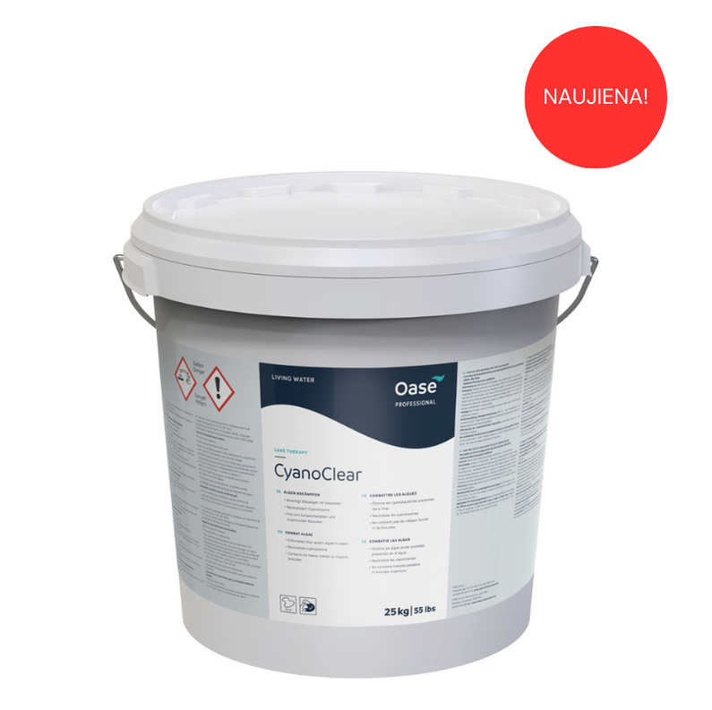 Priemonė nuo melsvadumblių (vandens žydėjimo) CyanoClear 25 kg
