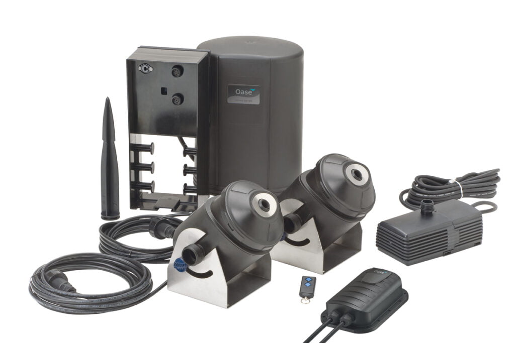 Fontanas OASE Water Jet Lighting