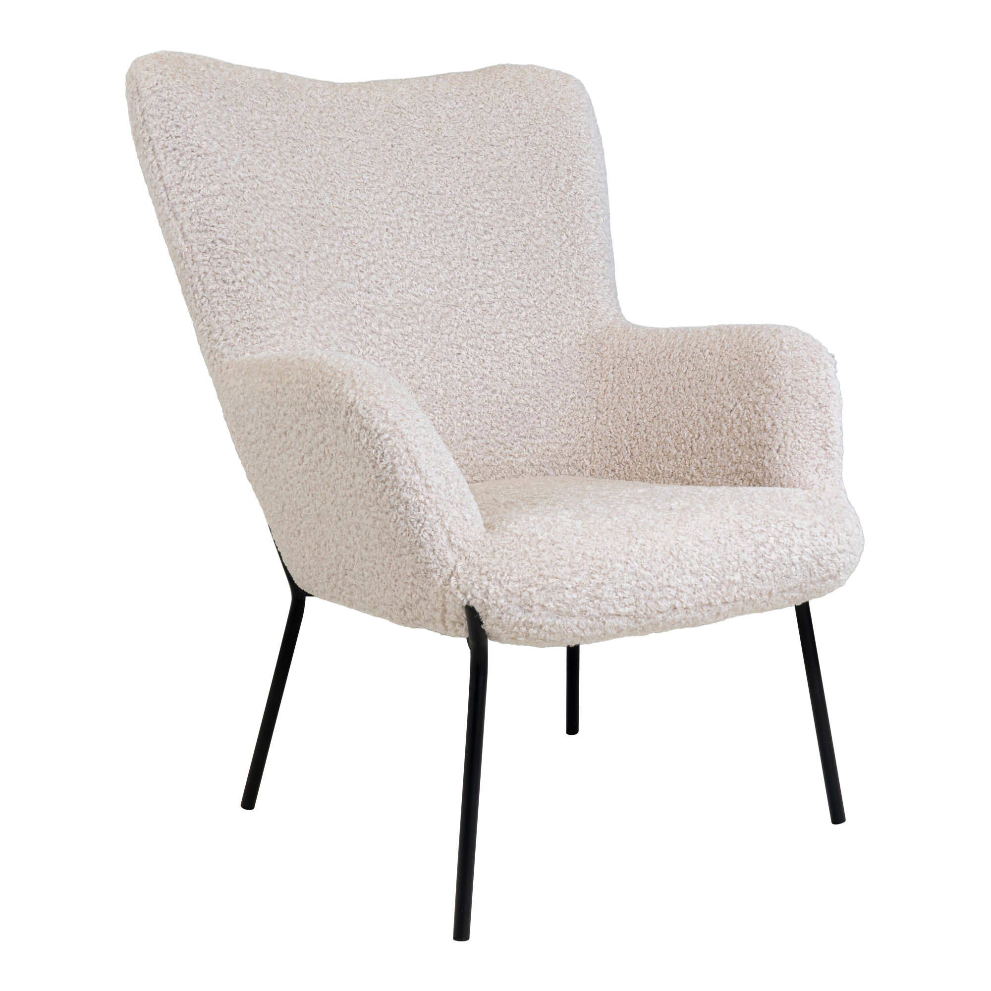 Teddy fotelis | 70 x 98 x 79 cm | Balta