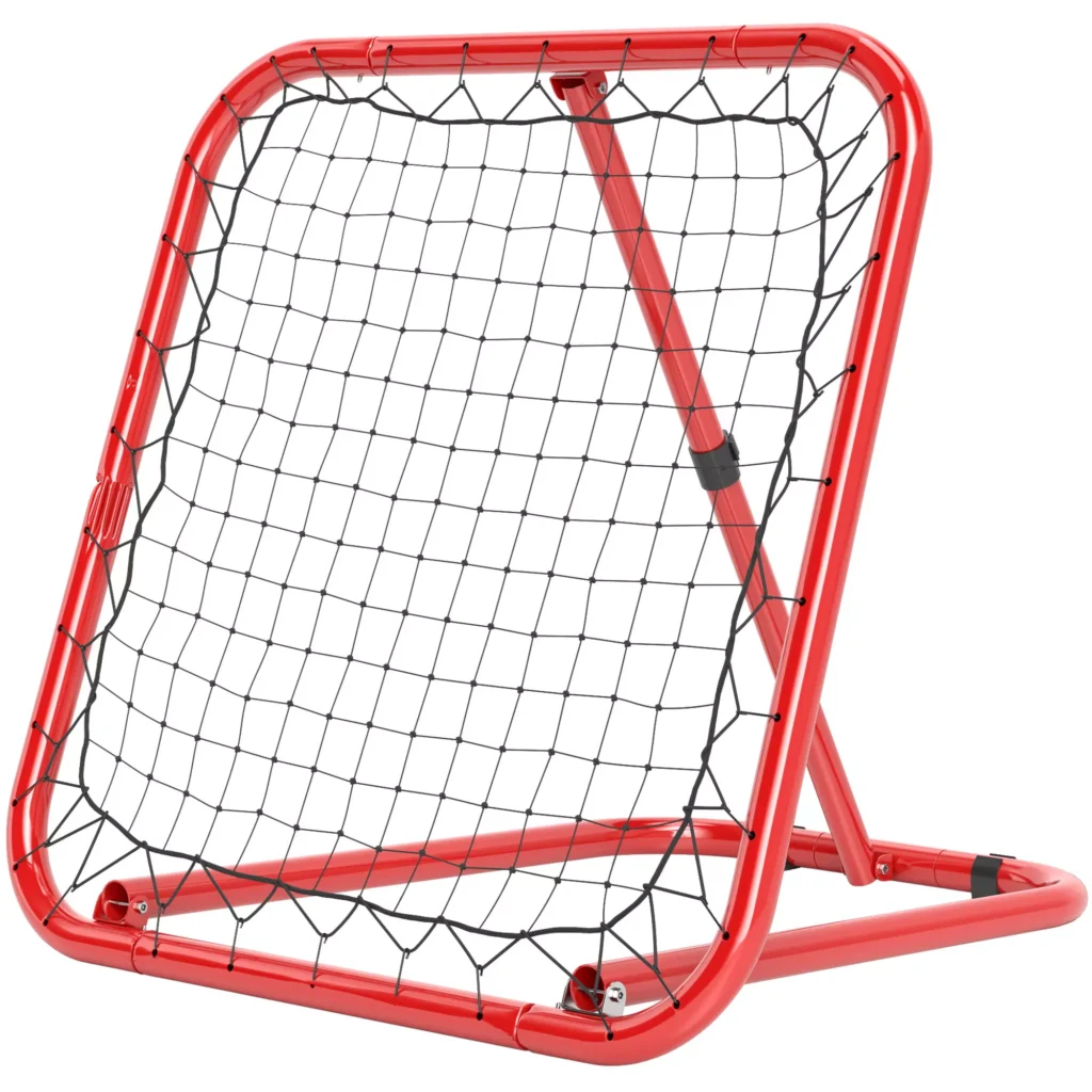 Futbolo atmušimo įrenginys, sulankstomas futbolo atmušimo tinklas 63 x 63 cm