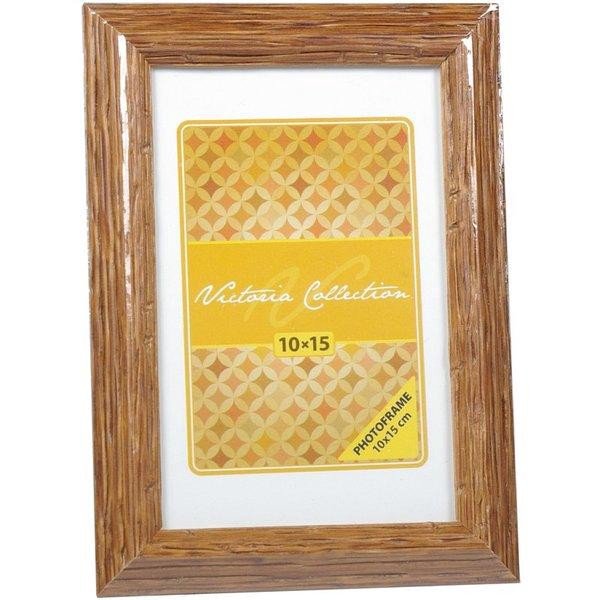 Photo frame Velvet 10x15, light brown