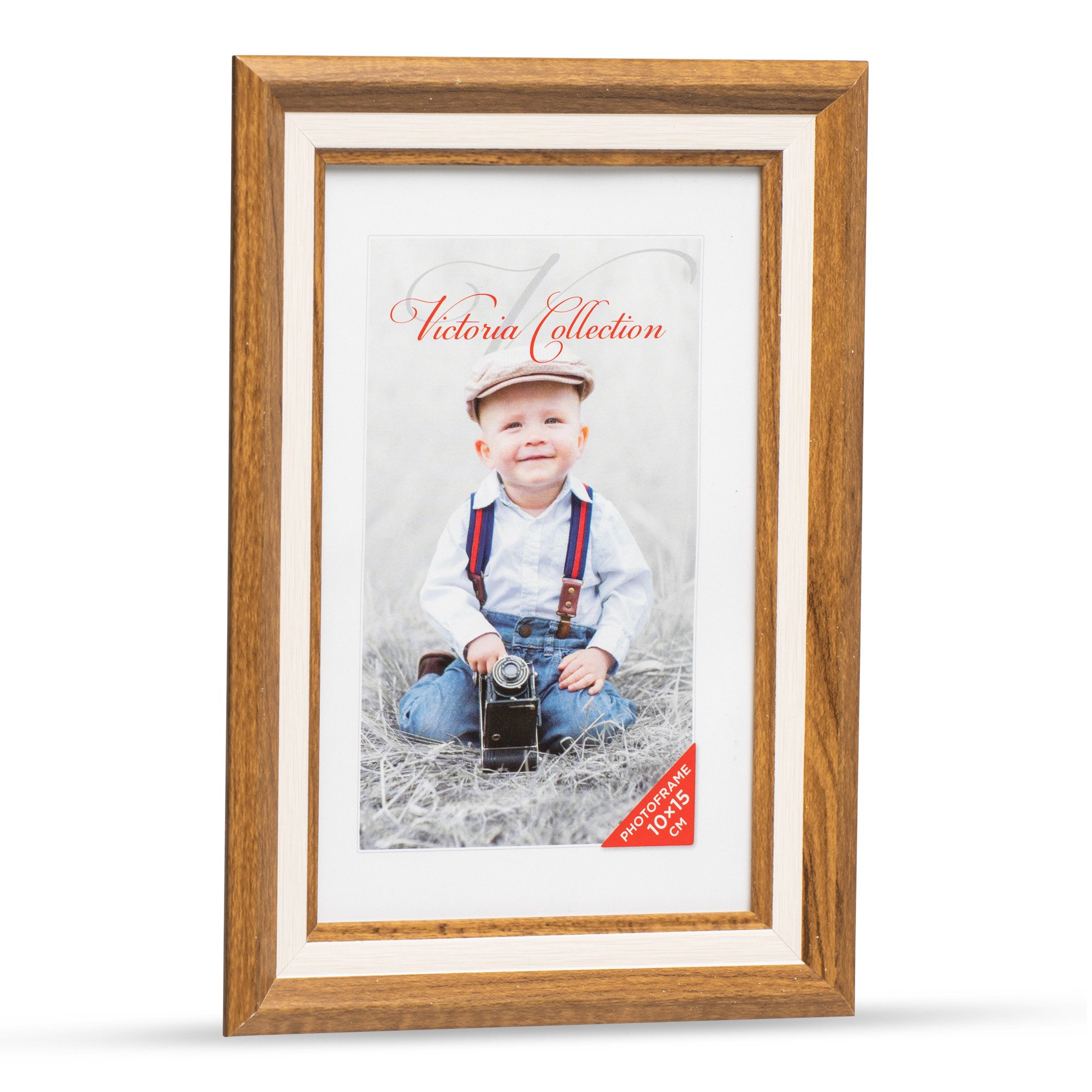 Photo frame Action 2 10x15, brown/white