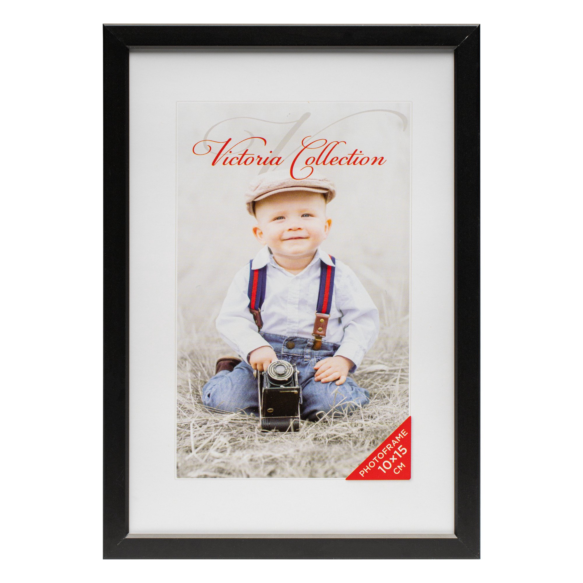 Photo frame Aluminium 10x15, black