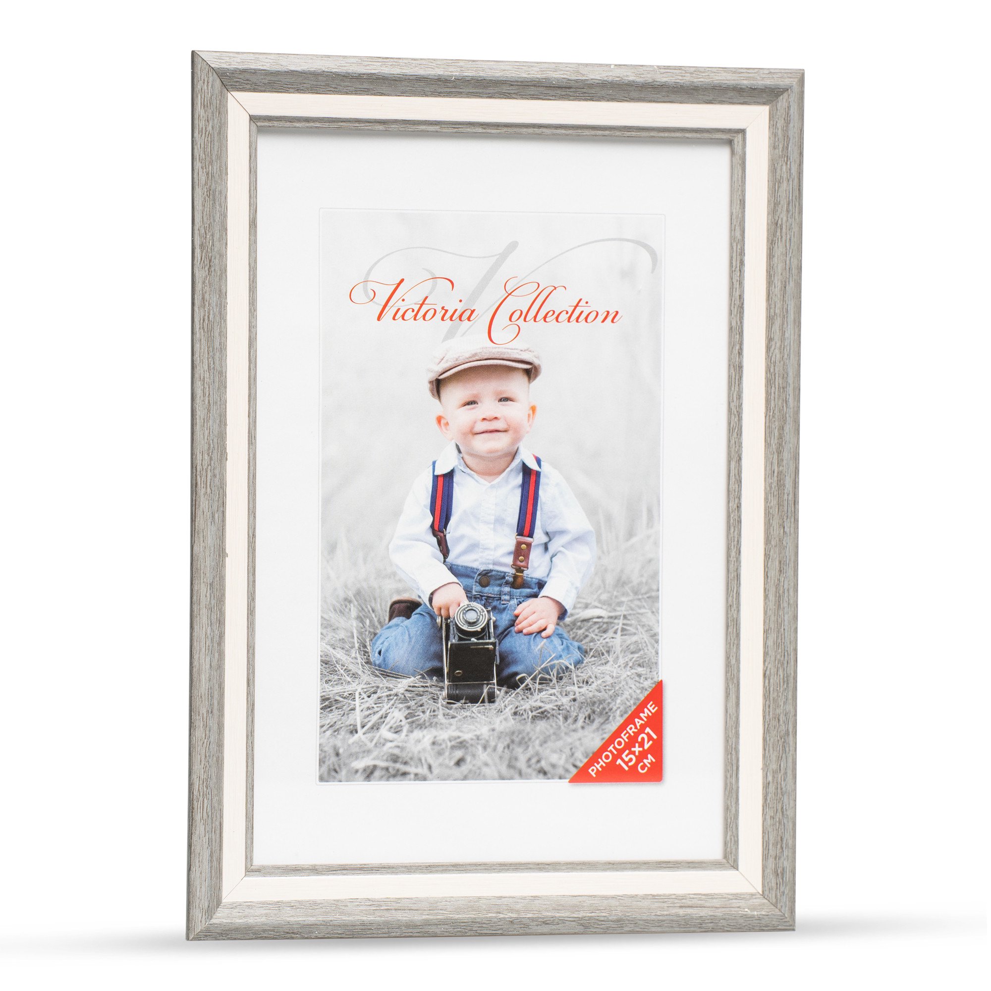 Photo frame Action 2 15x21, grey/white