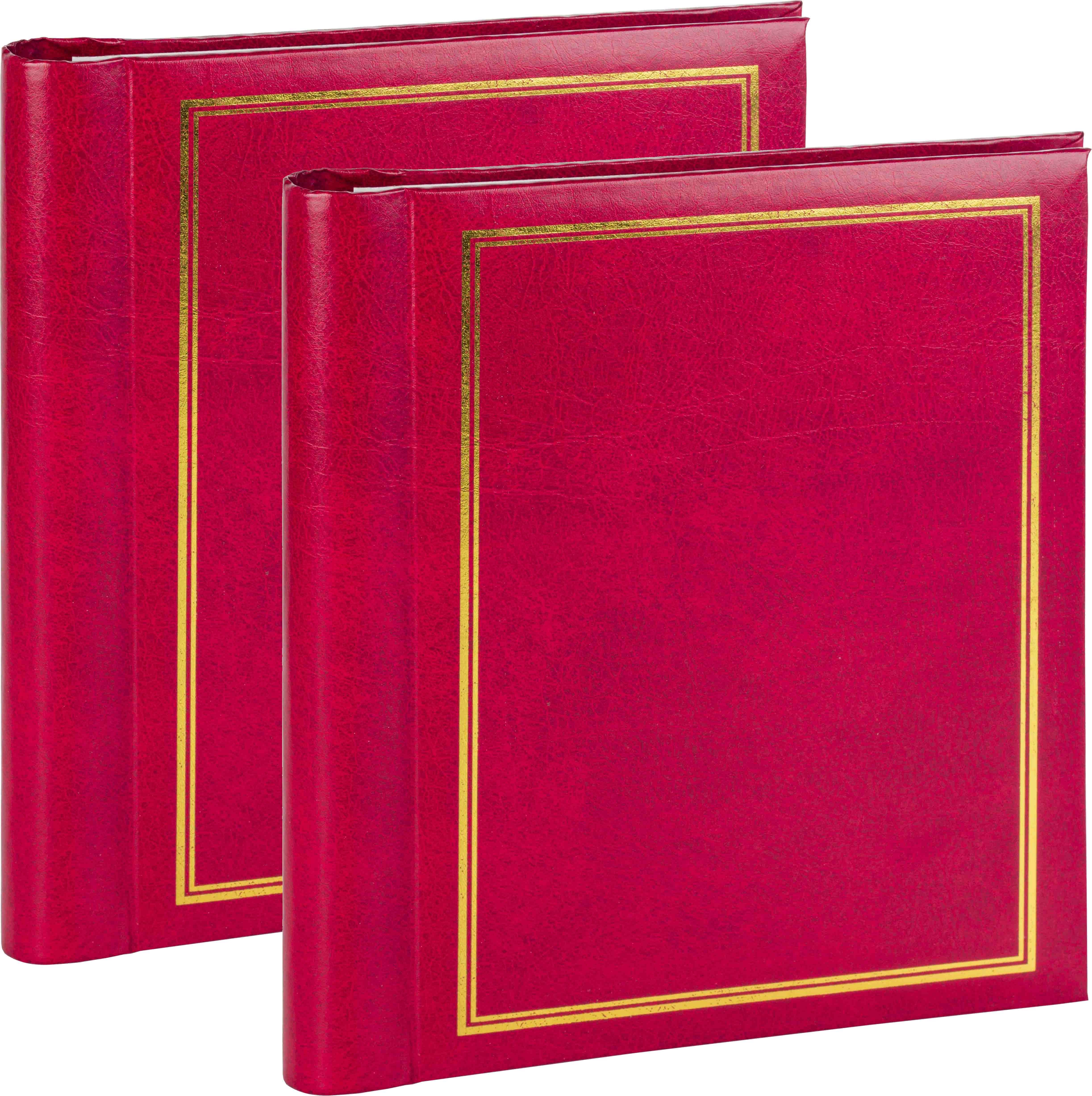 Album SA60S Magnetic 60pgs Classic, red 2pcs