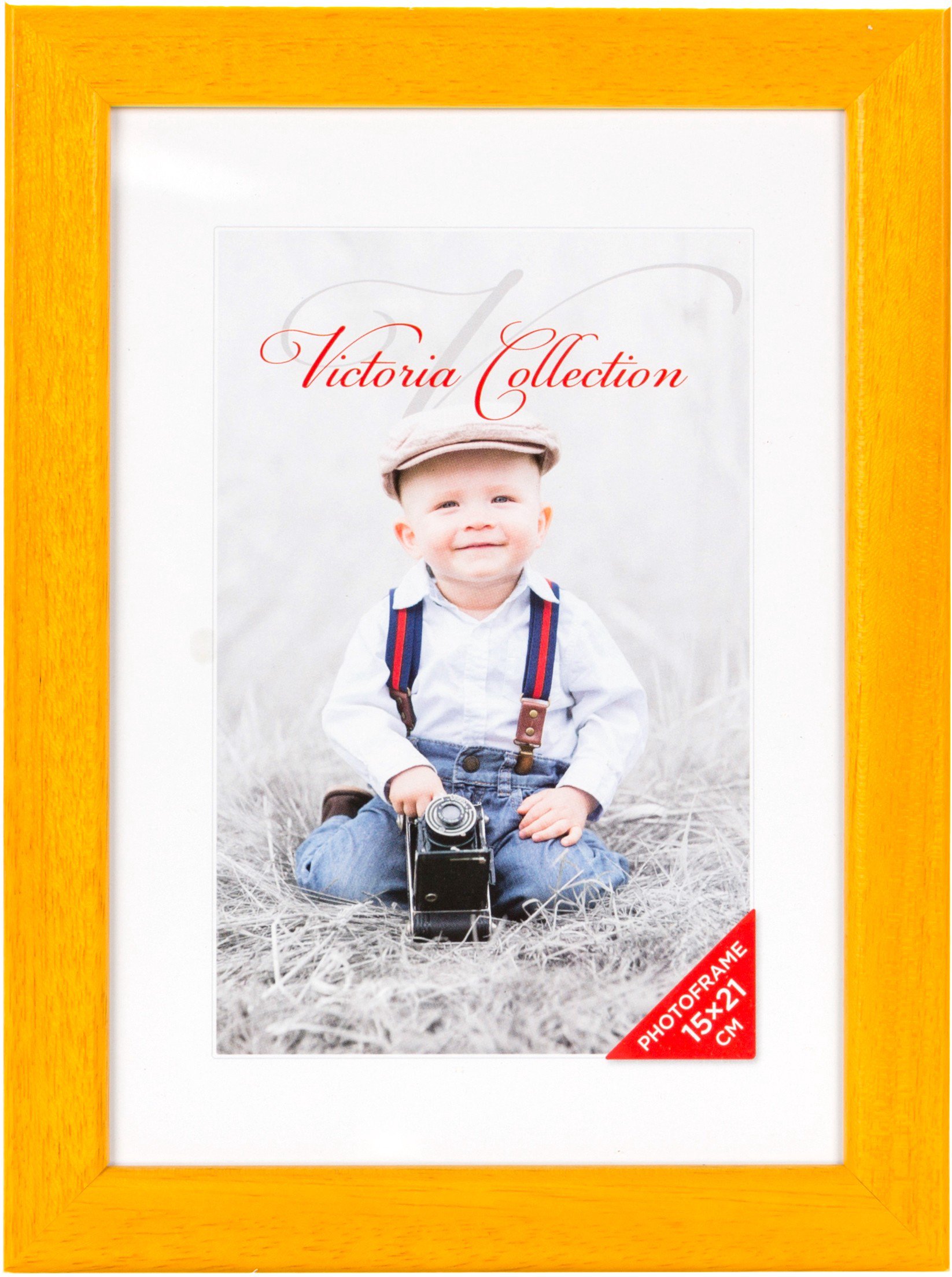 Photo frame Natura 15x21, yellow