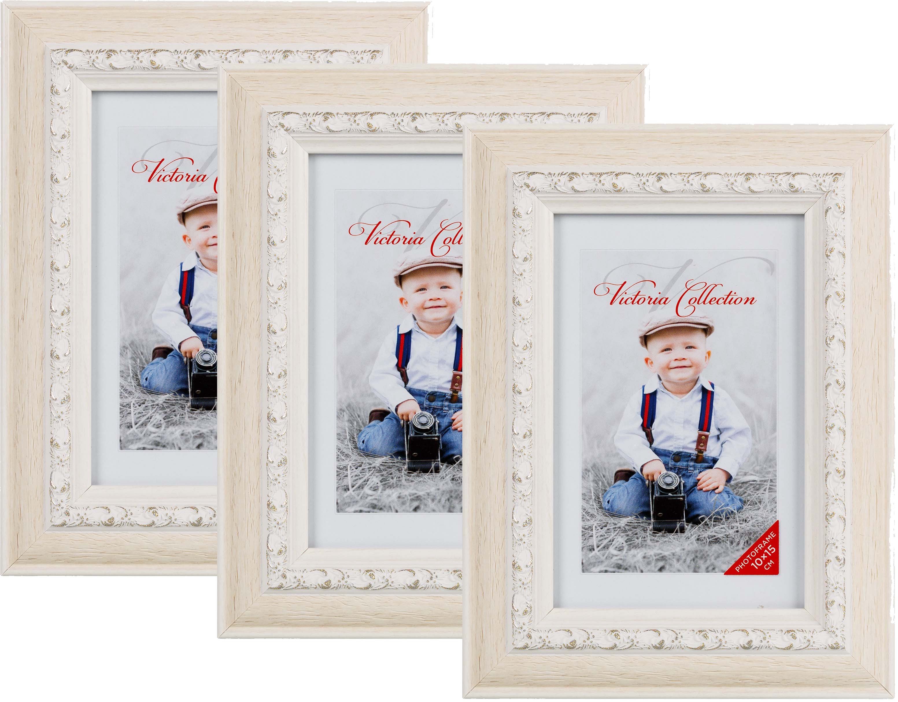 Photo frame Seoul 10x15, white 3pcs (1303540)