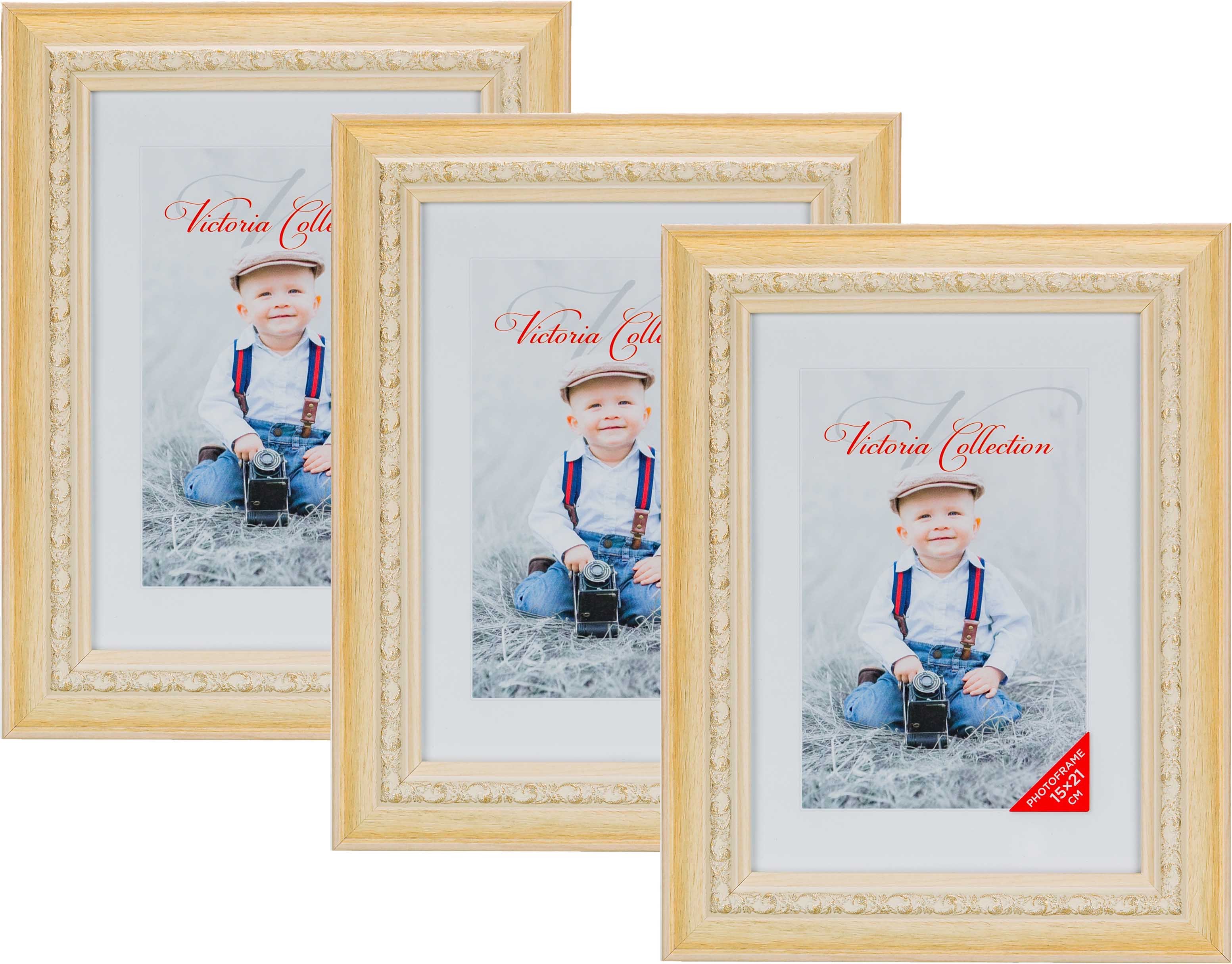 Photo frame Seoul 15x21, beige 3pcs (1303539)