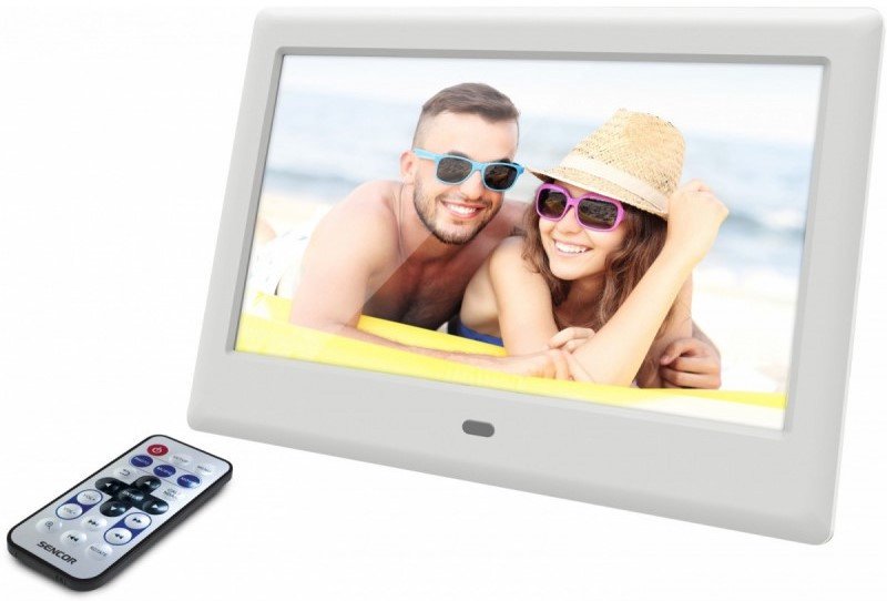 Sencor digital photo frame SDF 782WH, white