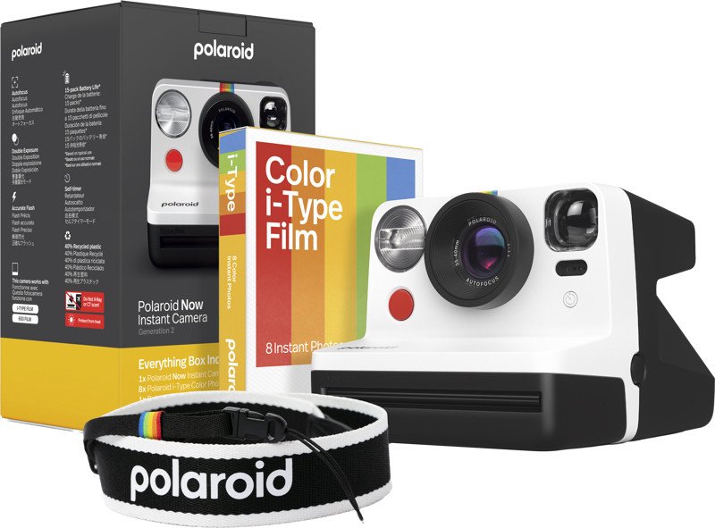 Polaroid Now Gen 2 Everything Box Limited Edition, black & white