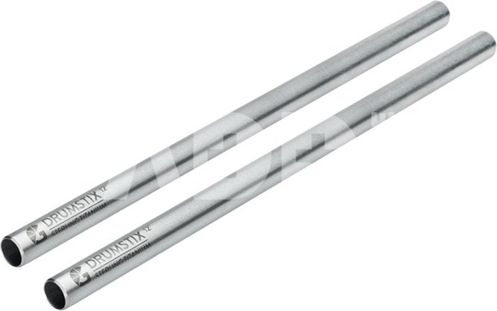 BRIGHT TANGERINE Drumstix 15mm Sterling Titanium Support Rods (12", Pair)