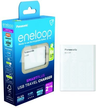 Kroviklis Panasonic ENELOOP K-KJ87MCD40USB Powerbank , 2.25 val; +(4xAA)