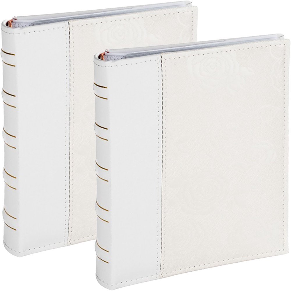 Album B 10x15/200M Rose, white 2pcs