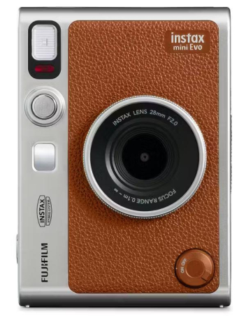 CAMERA INSTANT INSTAX MINI EVO/BROWN FUJIFILM|INSTAXMINIEVOBROWN